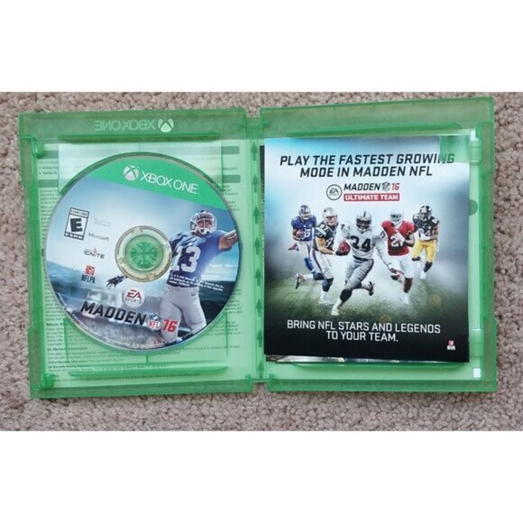 Madden 16 Xbox One Video Game Clean Disc - Picture 3 of 3